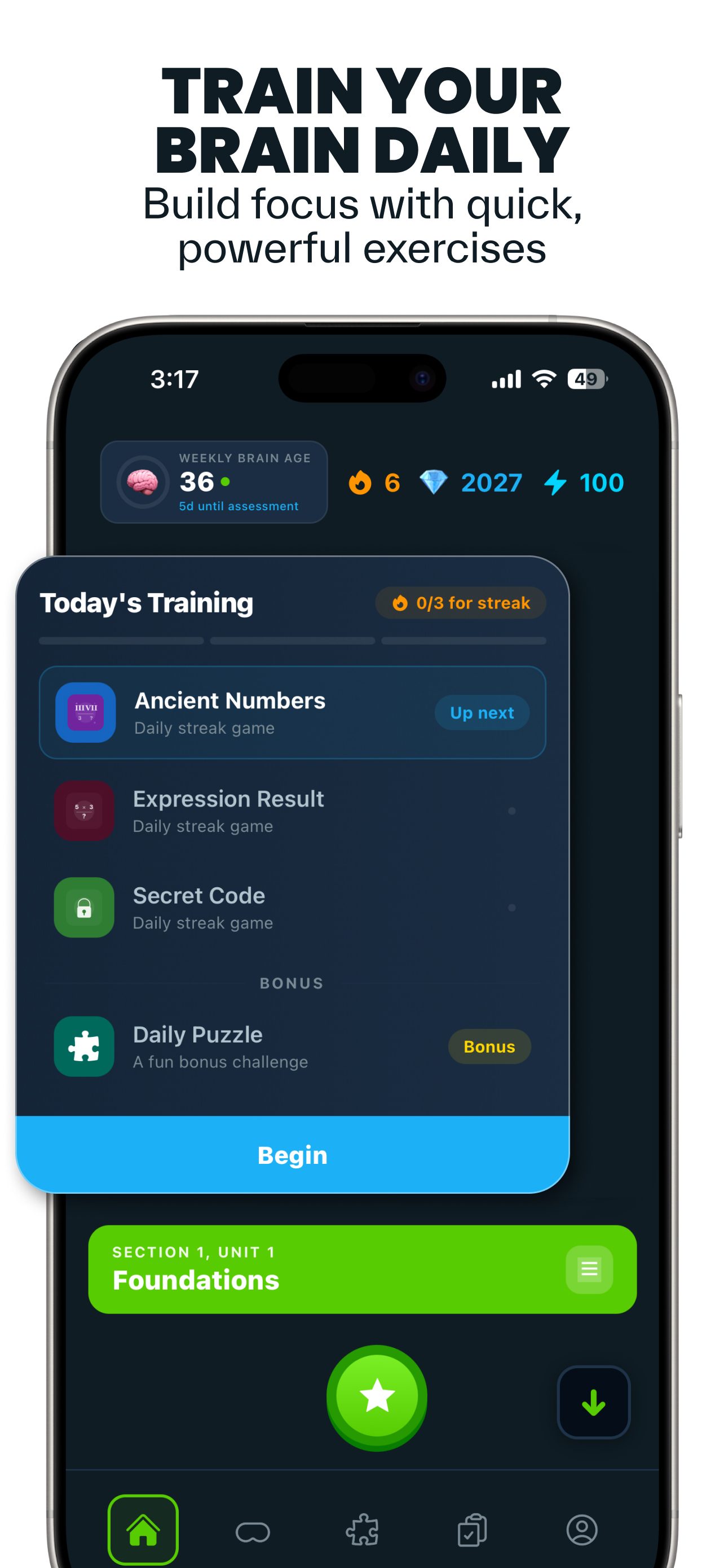 Spark Brain Training App