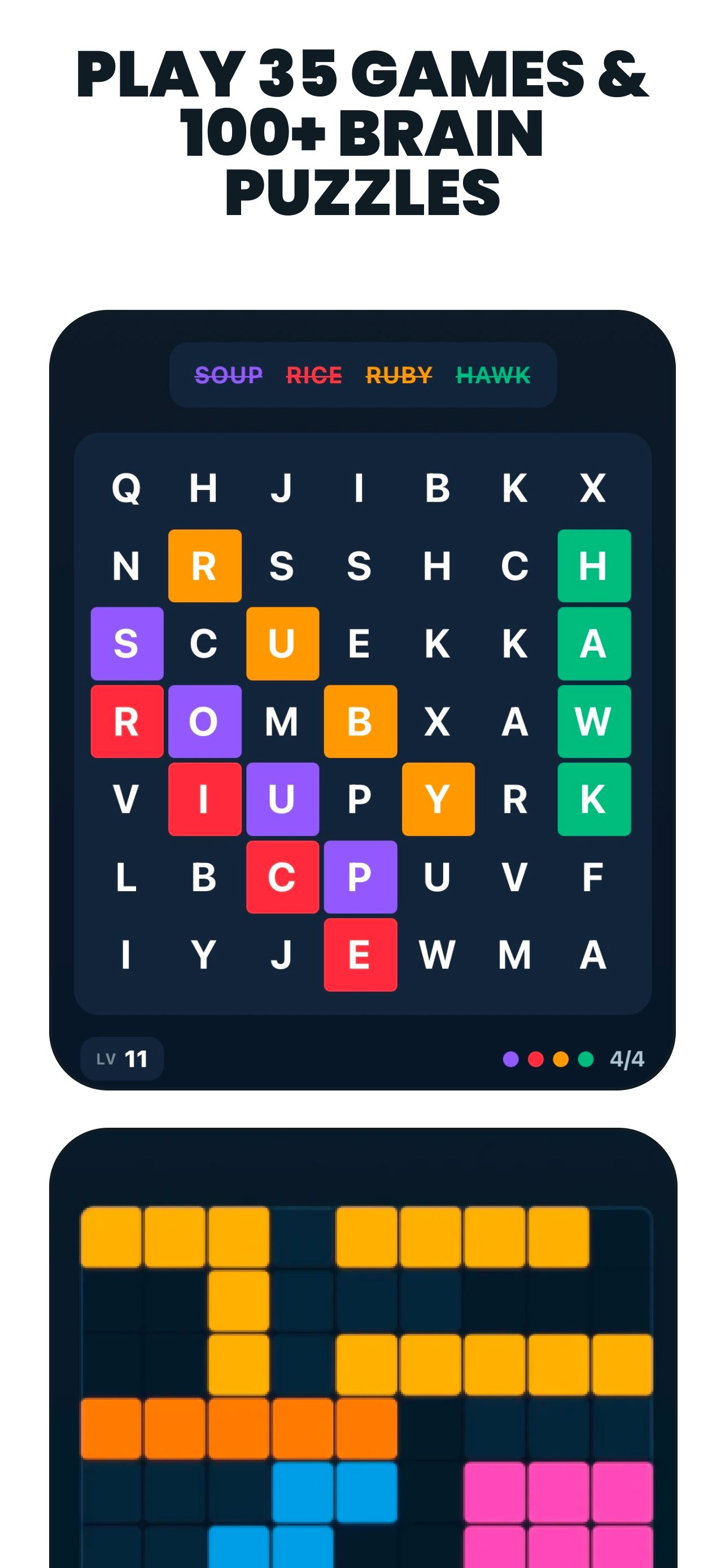 Word search game